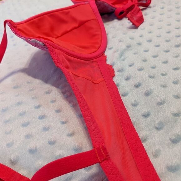 La SENZA lightly lined neon gradient gradient lace bra 36C B027 - Picture 8 of 12